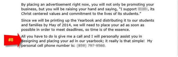 sales letter for private school