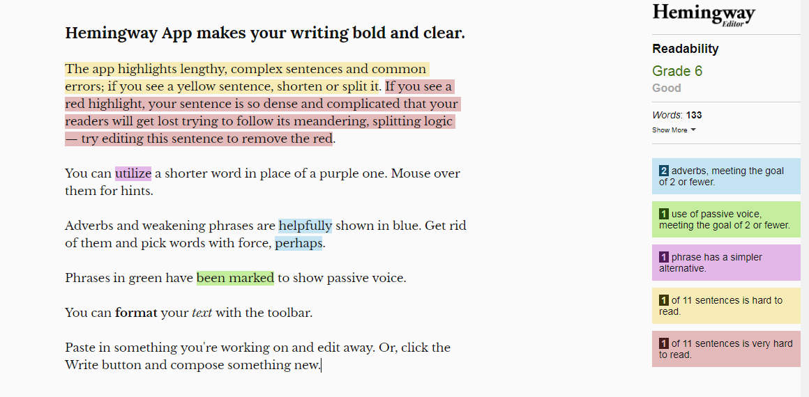 make writing easier