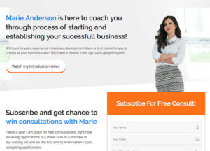 life coach email opt-in