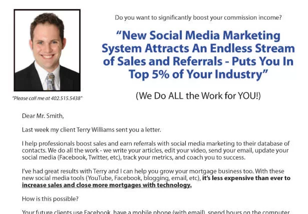 An image on your salesletter