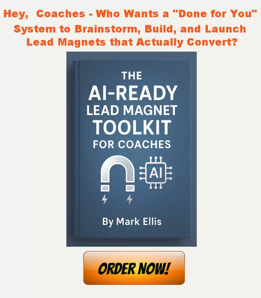 AI - Ready Lead Magnet Tool Kit Cover with Order now button