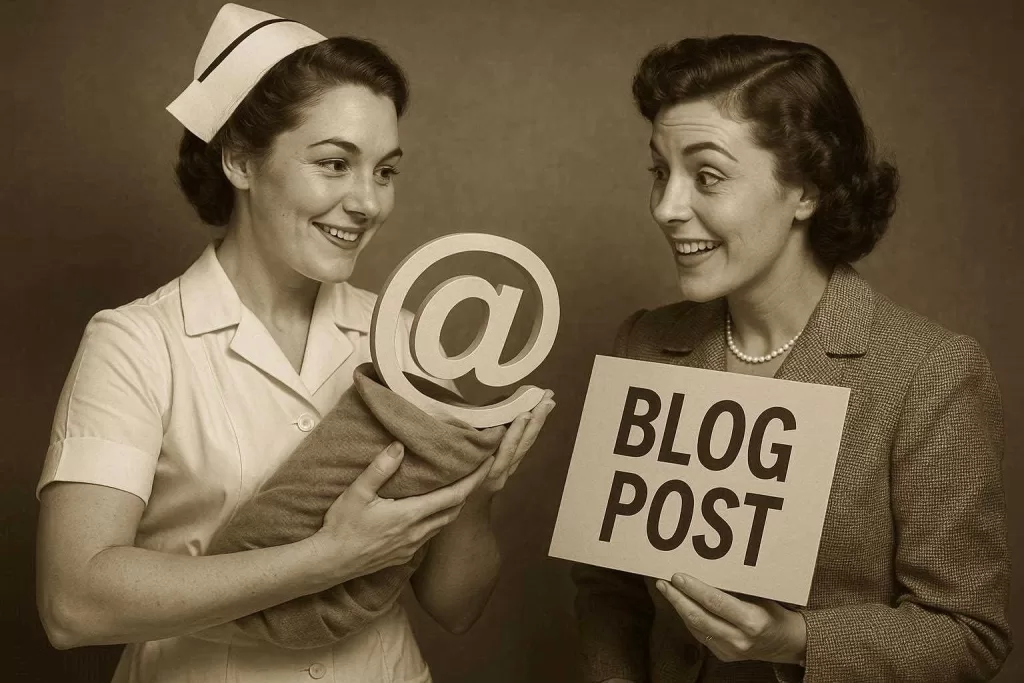 Blog Post Giving Birth to Email