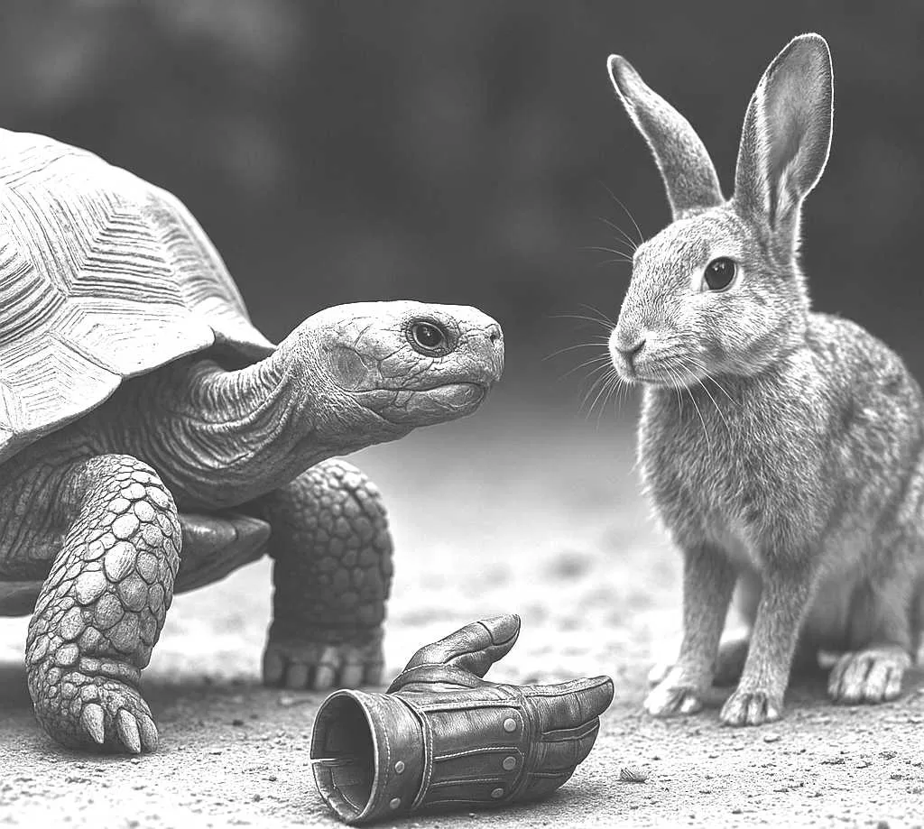 The tortoise throwing down the content repurposing gauntlet. 