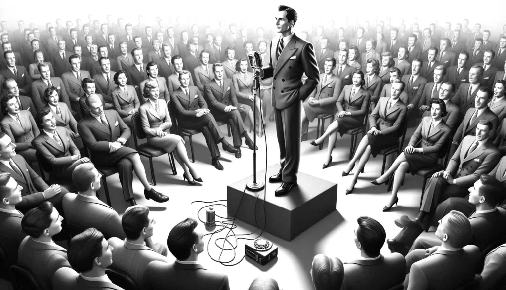 Business Guru Lecturing